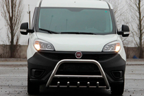 Fiat Doblo II 2010-2022 Defensa Delantera WT003 (Acero Inoxidable) foto 4