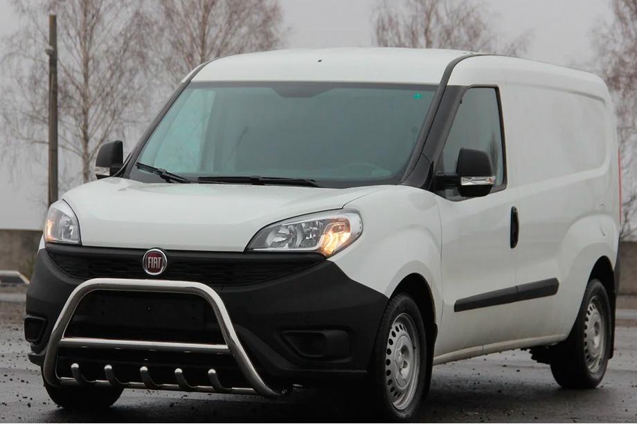Fiat Doblo II 2010-2022 Defensa Delantera WT003 (Acero Inoxidable) 60 mm Foto 3