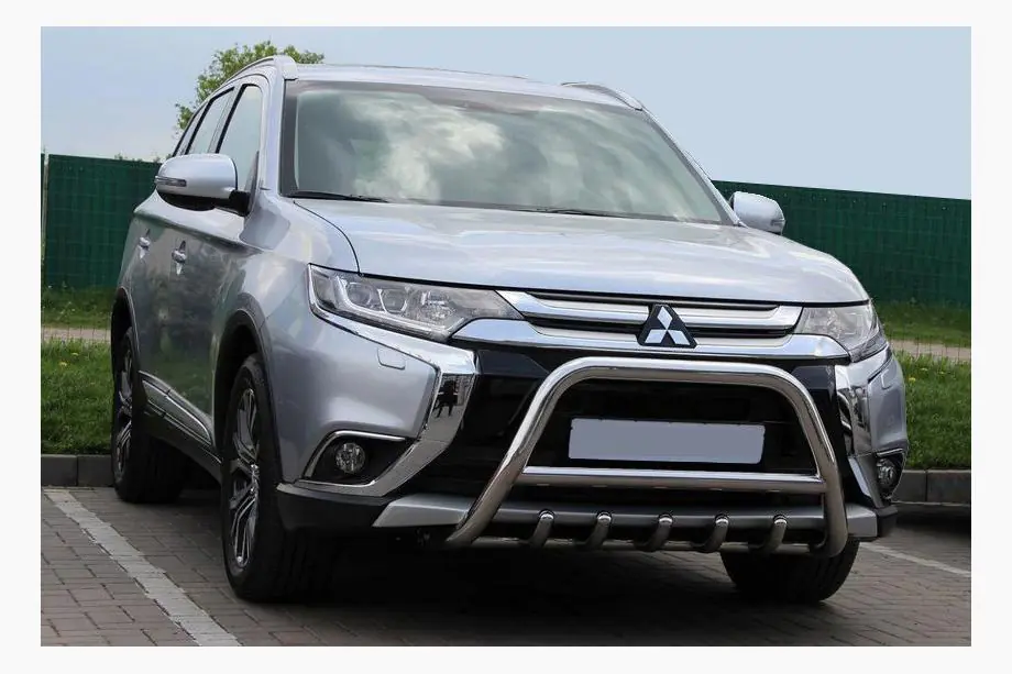 Mitsubishi Outlander 2012-2021 Defensa Delantera WT003 (Acero Inoxidable) Image