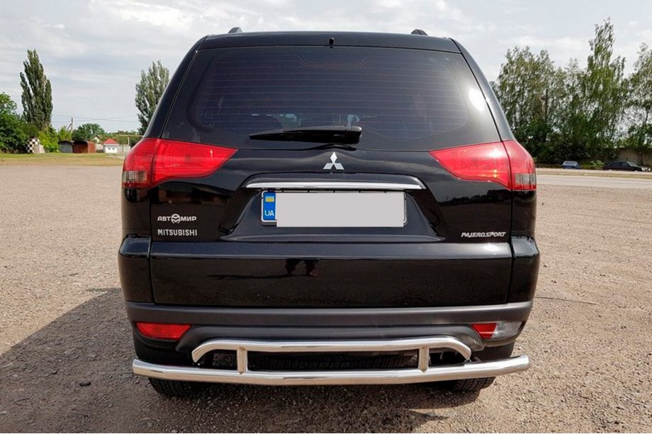Mitsubishi Pajero Sport 2008-2015 Protector trasero AK002-2 (2 uds, acero inoxidable) Foto 4