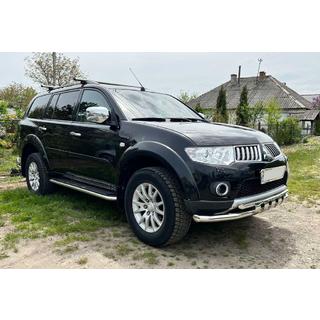 Defensa Delantera ST015 (Acero Inoxidable) Mitsubishi Pajero Sport 2008-2015 foto 1