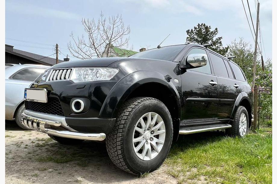 Mitsubishi Pajero Sport 2008-2015 Defensa Delantera ST015 (Acero Inoxidable) Foto 2