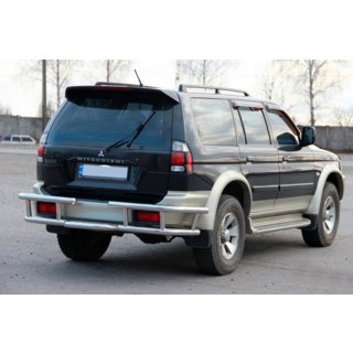 Protector Trasero AK-Special (Acero Inoxidable) Mitsubishi Pajero Sport 1996-2007 foto 3