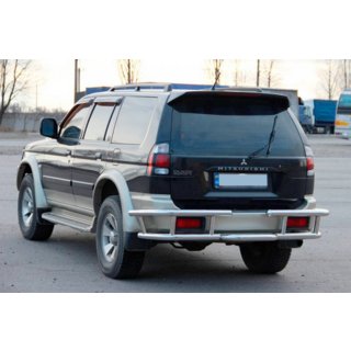 Protector Trasero AK-Special (Acero Inoxidable) Mitsubishi Pajero Sport 1996-2007 foto 4