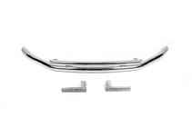 Nissan Qashqai 2010-2014 Defensa frontal doble ST014 (acero inoxidable) foto 2