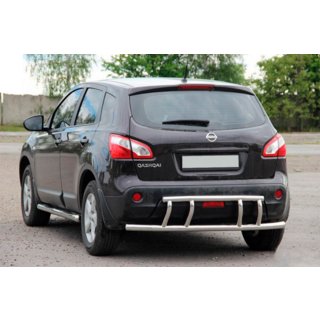 Barra Trasera AK011 (Acero Inoxidable) Nissan Qashqai 2010-2014 foto 1