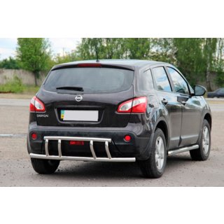 Barra Trasera AK011 (Acero Inoxidable) Nissan Qashqai 2010-2014 foto 3