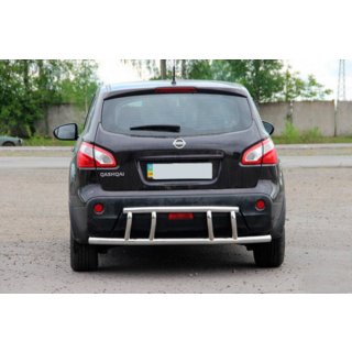 Barra Trasera AK011 (Acero Inoxidable) Nissan Qashqai 2010-2014 foto 2