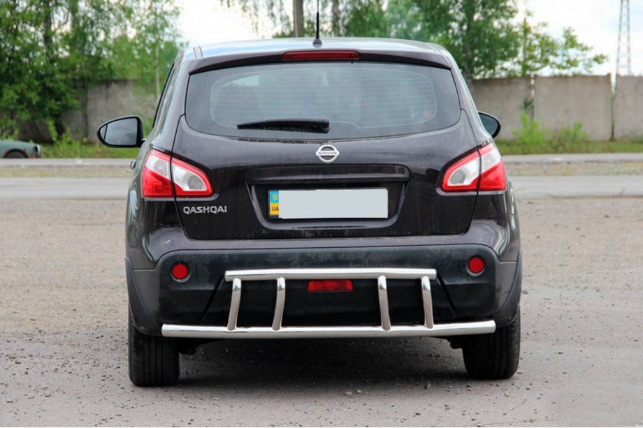 Nissan Qashqai 2007-2010 Barra Trasera AK011 (Acero Inoxidable) Foto 3