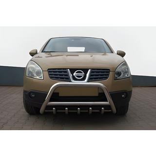Defensa Delantera WT003 (Acero Inoxidable) Nissan Qashqai 2007-2010 foto 1