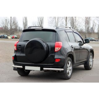 Esquinas traseras AK003 (2 uds., acero inoxidable) Toyota Rav 4 2006-2013 foto 3