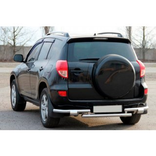 Protector trasero AK005-2 (2 uds., acero inoxidable) Toyota Rav 4 2006-2013 foto 1