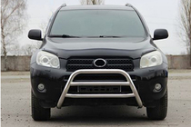 Toyota Rav 4 2006-2013 Defensa Delantera WT022 Acero Inoxidable foto 1