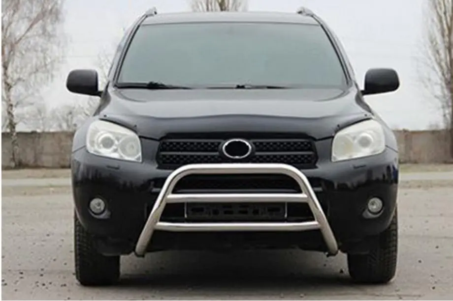 Toyota Rav 4 2006-2013 Defensa Delantera WT022 Acero Inoxidable Image