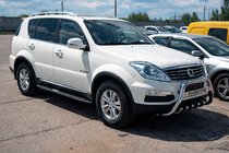 SsangYong Rexton I 2001-2017 Defensa Delantera WT004 Acero Inoxidable foto 4