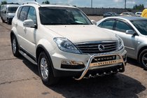 SsangYong Rexton I 2001-2017 Defensa Delantera WT004 Acero Inoxidable foto 3