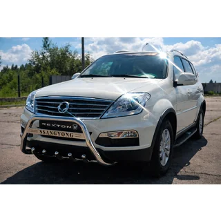 Defensa Delantera WT004 Acero Inoxidable