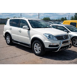 Defensa Delantera WT004 Acero Inoxidable SsangYong Rexton I 2001-2017 foto 4