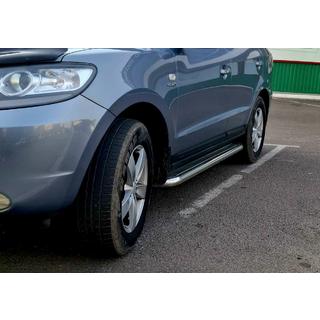 Estribos Laterales Premium (2 uds., Acero Inoxidable) Hyundai Santa Fe 2 2006-2012 foto 3