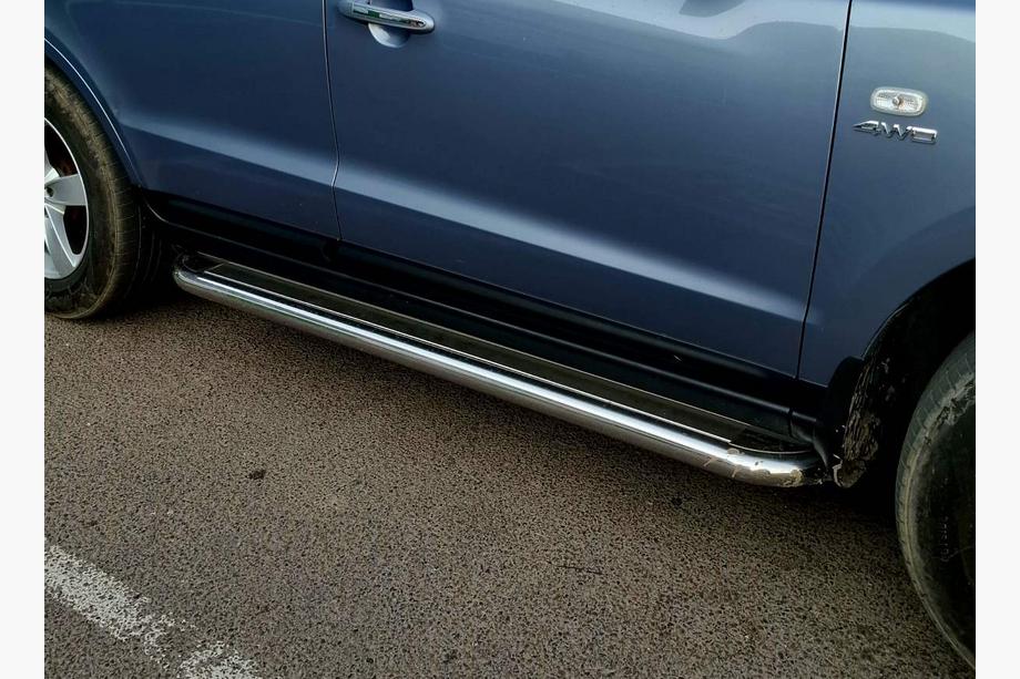 Hyundai Santa Fe 2 2006-2012 Estribos Laterales Premium (2 uds., Acero Inoxidable) Image
