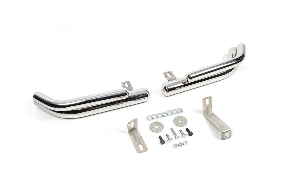 Hyundai Santa Fe 2 2006-2012 Esquinas traseras dobles AK003-Doble (acero inoxidable) Image