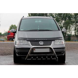 Defensa Delantera WT004 Acero Inoxidable Volkswagen Sharan 1995-2010 foto 3