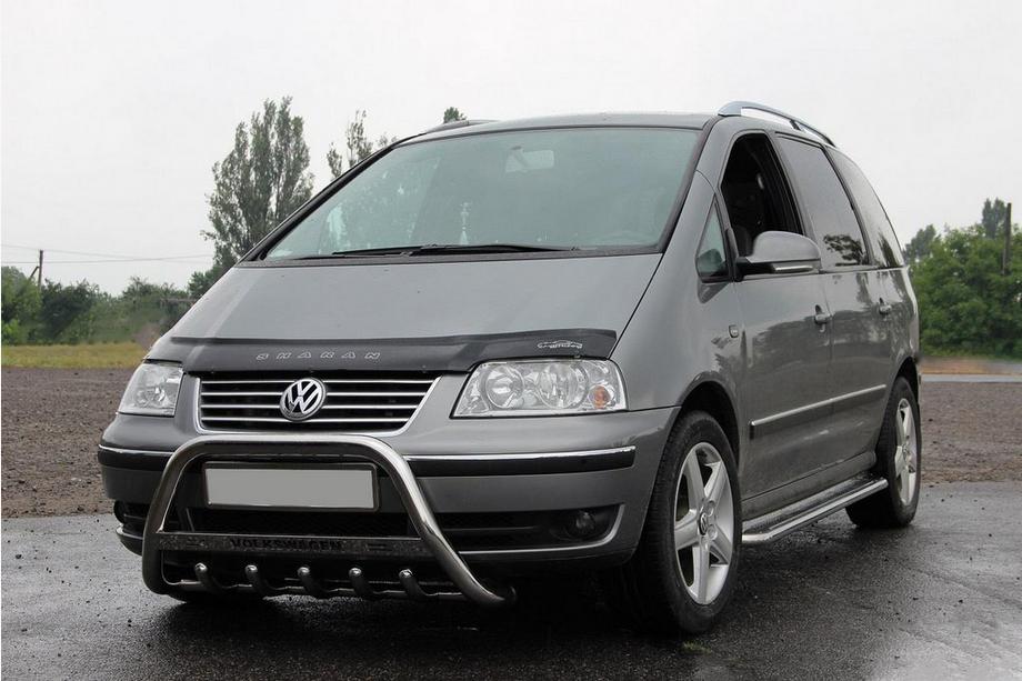 Volkswagen Sharan 1995-2010 Defensa Delantera WT004 Acero Inoxidable 60 mm Image