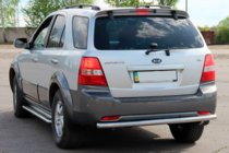 Kia Sorento I BL 2002-2009 Barra Trasera AK002 (Acero Inoxidable) foto 3