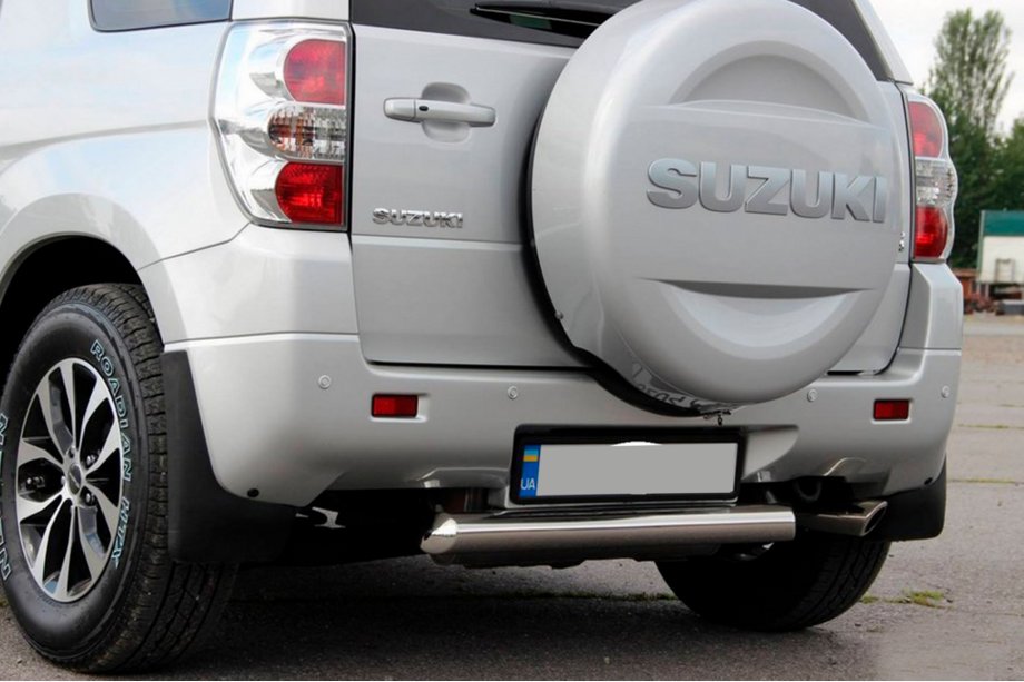 Suzuki Grand Vitara 2005-2017 Protector Trasero AK002 (Acero Inoxidable) Foto 2