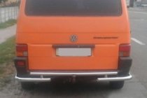 Volkswagen T4 Transporter 1990-2003 Barra Trasera AK003-2 (Acero Inoxidable) foto 1