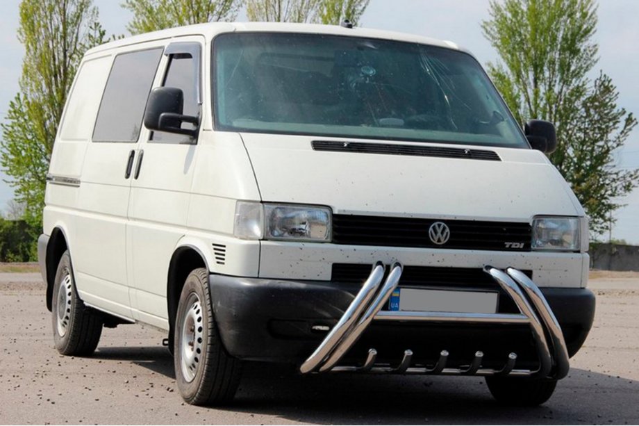 Volkswagen T4 Caravelle/Multivan 1990–2003 Defensa delantera Kelebek WT011 (acero inoxidable) Image