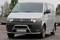 Volkswagen T5 2010-2015 Defensa Delantera WT007ST (Acero Inoxidable) foto 2