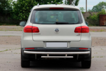 Volkswagen Tiguan 2007-2016 Protector Trasero AK002-2 (Acero Inoxidable) foto 3