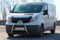 Renault Trafic 2001–2015 Defensa Delantera QT-Spec (Acero Inoxidable) foto 3
