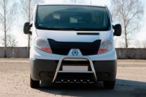 Renault Trafic 2001–2015 Defensa Delantera QT-Spec (Acero Inoxidable) foto 1