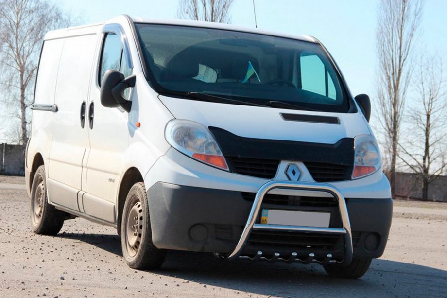 Nissan Primastar 2002-2014 Defensa Delantera QT-Spec (Acero Inoxidable) Foto 2