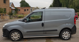 Fiat Doblo II 2010-2022 Tubos Laterales (2 uds., Acero Inoxidable) foto 3