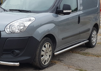 Fiat Doblo II 2010-2022 Tubos Laterales (2 uds., Acero Inoxidable) foto 1