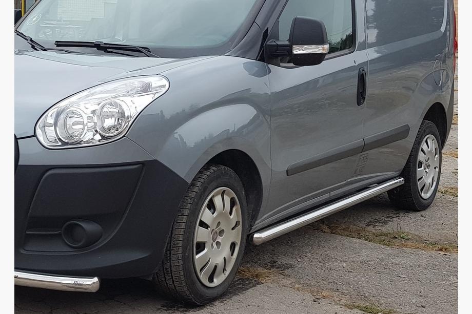 Fiat Doblo II 2010-2022 Tubos Laterales (2 uds., Acero Inoxidable) Image