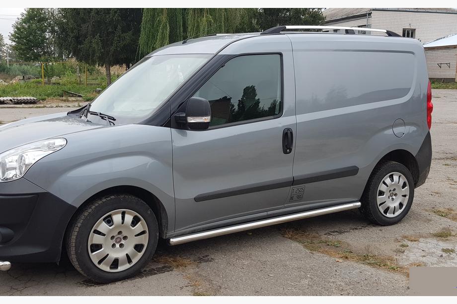 Fiat Doblo II 2010-2022 Tubos Laterales (2 uds., Acero Inoxidable) 60mm, Base Estándar Foto 2
