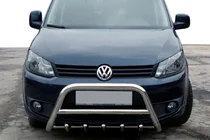 Volkswagen Caddy 2010-2015 Defensa Delantera WT003 (60 mm, Acero Inoxidable) foto 1