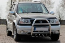 Suzuki Vitara 1998-2006 Defensa Delantera QT007 (Acero Inoxidable) foto 1