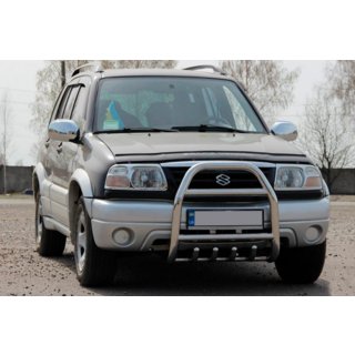 Defensa Delantera QT007 (Acero Inoxidable)