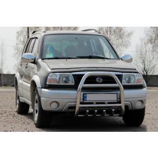 Defensa Delantera QT007 (Acero Inoxidable) foto 1