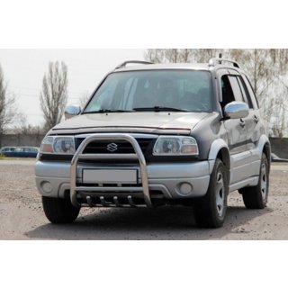 Defensa Delantera QT007 (Acero Inoxidable) foto 3