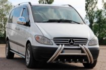 Mercedes Viano 2004-2014 Defensa delantera Kelebek WT011 (acero inoxidable) foto 1