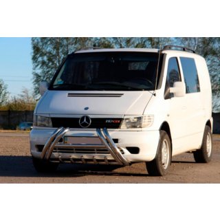 Defensa delantera Kelebek WT011 (acero inoxidable) Mercedes Vito W638 1996-2003 foto 1