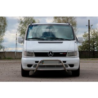 Defensa Delantera WT022 (Acero Inoxidable) Mercedes Vito W638 1996-2003 foto 1