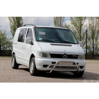 Defensa Delantera WT022 (Acero Inoxidable) Mercedes Vito W638 1996-2003 foto 2