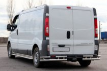 Nissan Primastar 2002-2014 Protector Trasero AK003-Plus-2 (Acero Inoxidable) foto 2